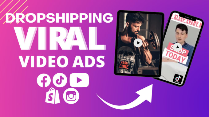 Gig Preview - Create tik tok video ads that go viral, tiktok video ads