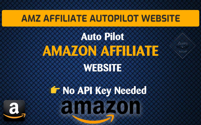 Gig Preview - Create amazon affiliate website or amazon autopilot website