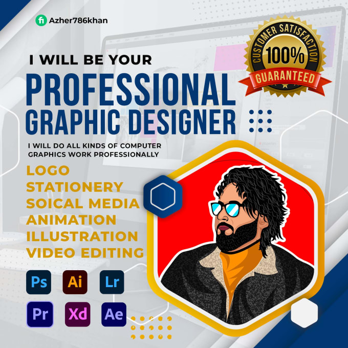 Gig Preview - Be your professional graphic designer