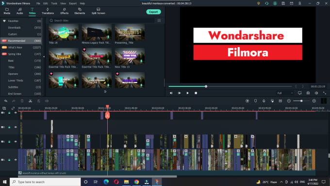 Gig Preview - Professionally edit your video in filmora 11