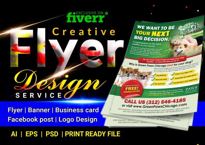 Gig Preview - Design flyer, banner or business card design