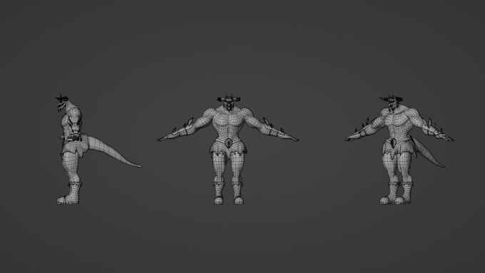 Gig Preview - Sculpt and rig and animate models of your chosing