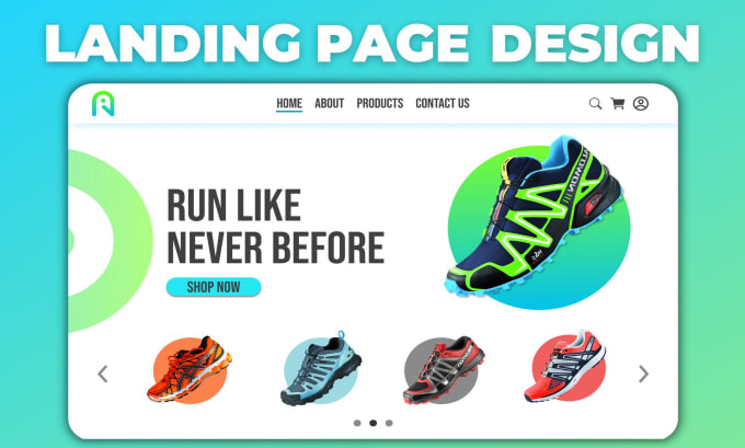 Gig Preview - Create responsive web landing page design, modern wordpress landing page