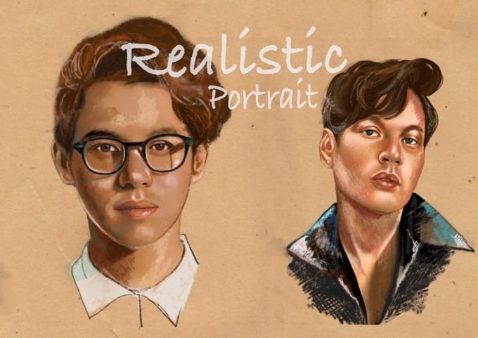 Gig Preview - Draw realistic portrait in color pencil illustration