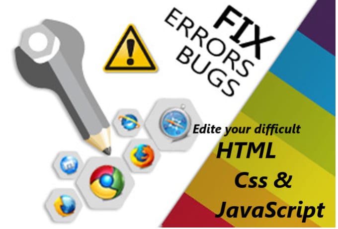 Gig Preview - Fix HTML CSS and javascript related bugs or problems