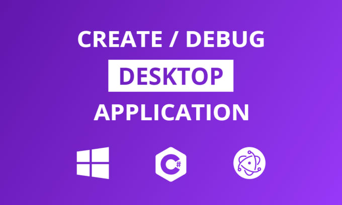 Gig Preview - Create windows desktop application