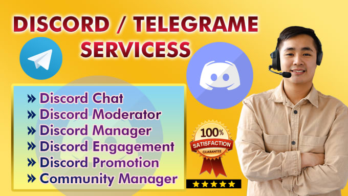 Bestseller - be your telegram admin, mod and nft discord community manager