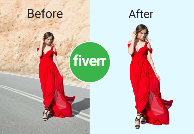 Gig Preview - Do quickly any background removal, photo editing in under 12 hours