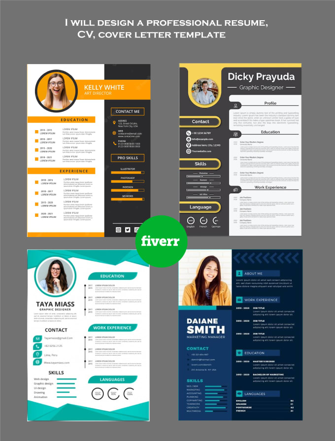 Gig Preview - Design a professional job winning resume design or cv design