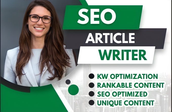 Gig Preview - Do SEO article writing, content writing and blog post