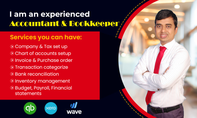 Gig Preview - Do perfect setup, cleanup and bookkeeping in quickbooks online, xero and wave