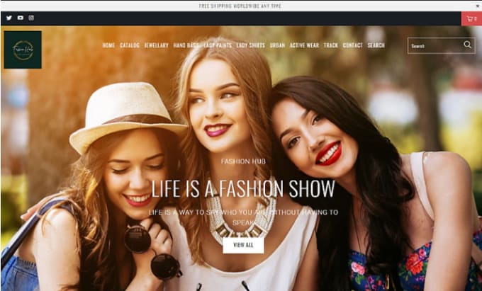 Gig Preview - Design shopify fashion store or fashion website