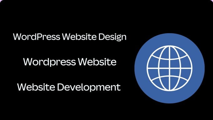 Gig Preview - Make custom wordpress website design and website development