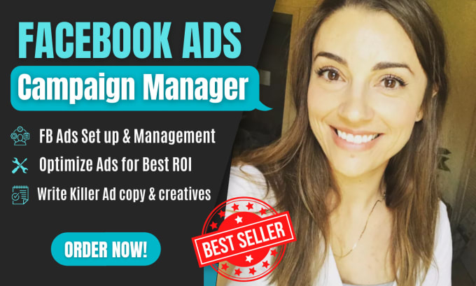 Gig Preview - Run fb advertising campaign as your facebook ads manager