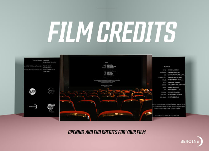 Gig Preview - Make your  movie credits and end credits