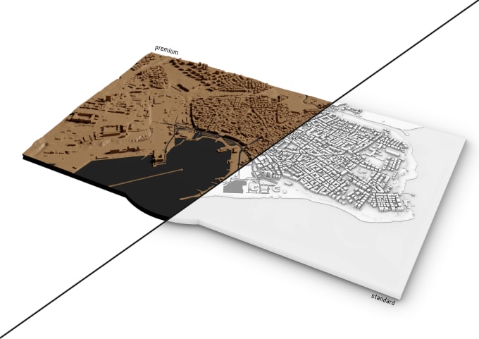 Gig Preview - Create terrain model from dwg file for sketchup, rhinoceros