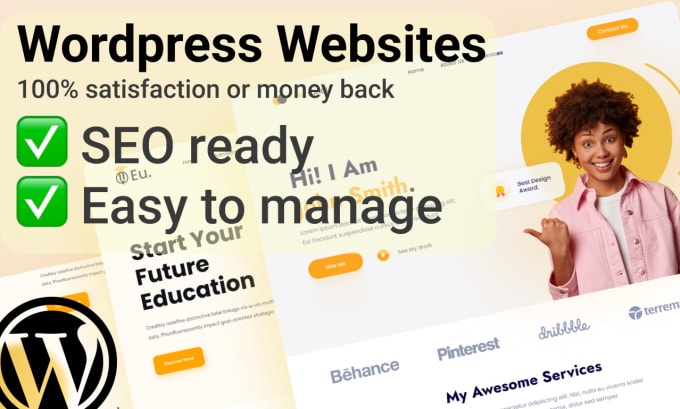 Gig Preview - Do your company wordpress website