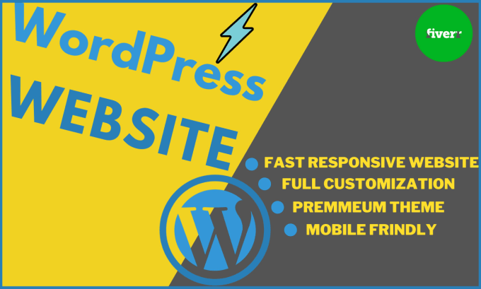 Gig Preview - Create, design, or fix responsive wordpress website or blog