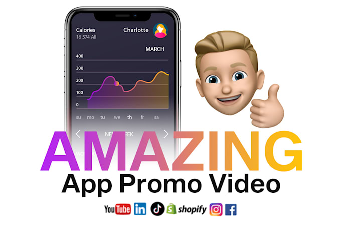 Gig Preview - Create an engaging promo video for your app or website