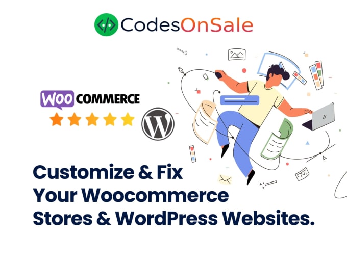 Gig Preview - Customize or fix your woocommerce stores or wordpress sites