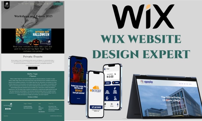 Gig Preview - Do wix website redesign, wix website design, wix website redesign, wix redesign