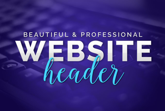 Gig Preview - Design a header graphic for your website