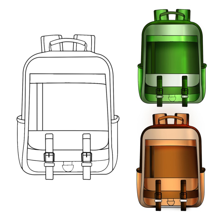 Gig Preview - Create a bag design and detailed technical drawings