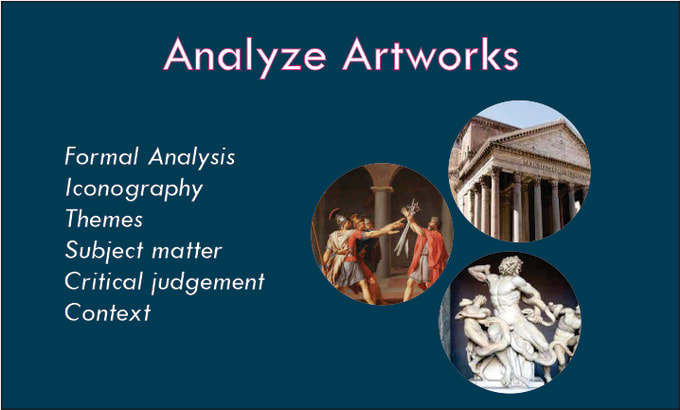 Gig Preview - Write a formal and contextual analysis of your artwork