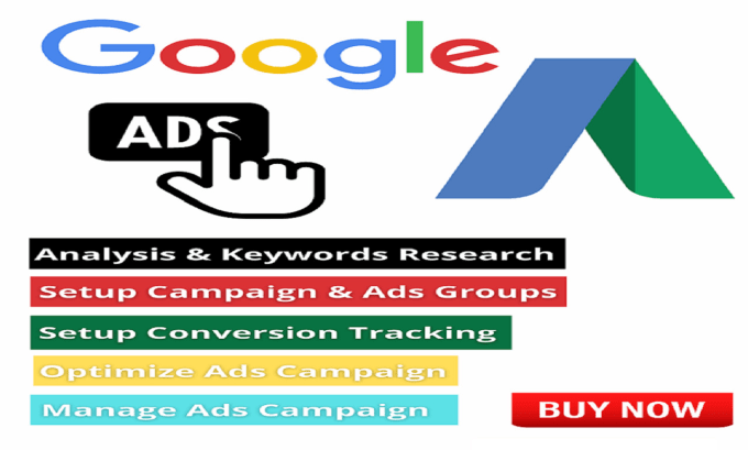 Gig Preview - Set up, optimize and manage google ads PPC campaign