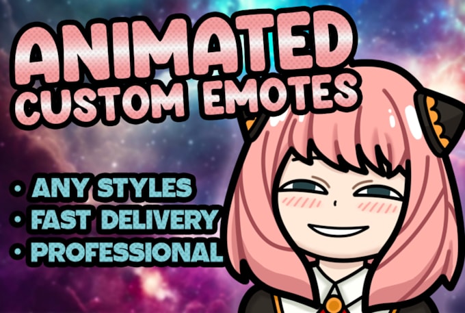 Gig Preview - Make custom animated emotes for twitch or discord