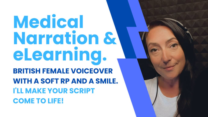 Gig Preview - Provide a professional medical narration voiceover