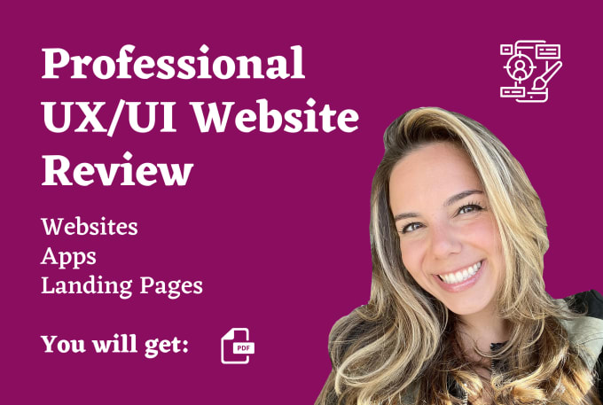 Gig Preview - Review the UX of your website or app