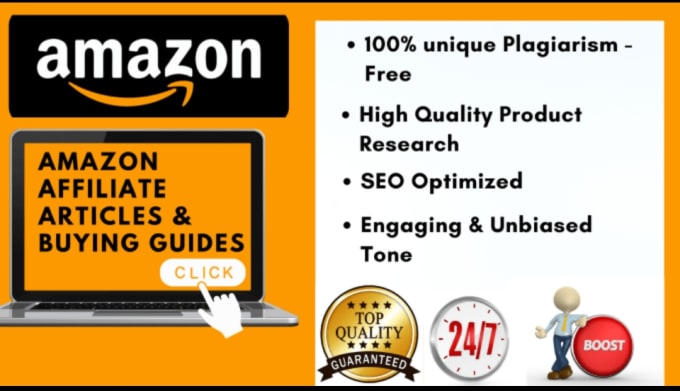 Gig Preview - Write SEO amazon affiliate articles and product listings