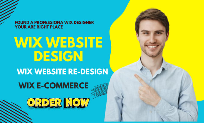 Gig Preview - Create wix website design,wix website redesign,wix ecommerce