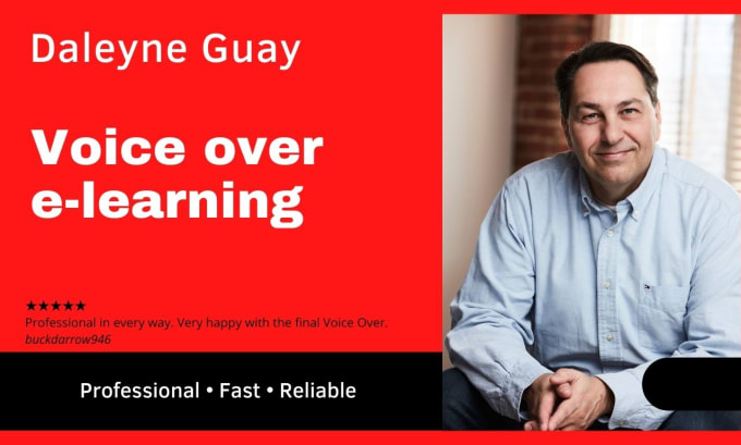 Gig Preview - Record a pro french elearning or corporate training narration