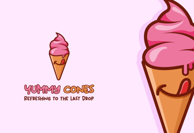 Gig Preview - Do pastry cake candy ice cream logo design