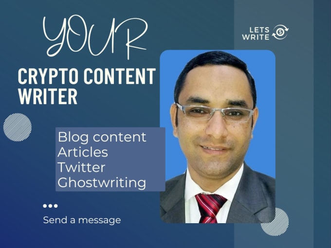 Gig Preview - Be your topnotch crypto content writer