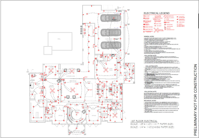 Gig Preview - Do electrical layout and lighting design in autocad, revit and dialux evo