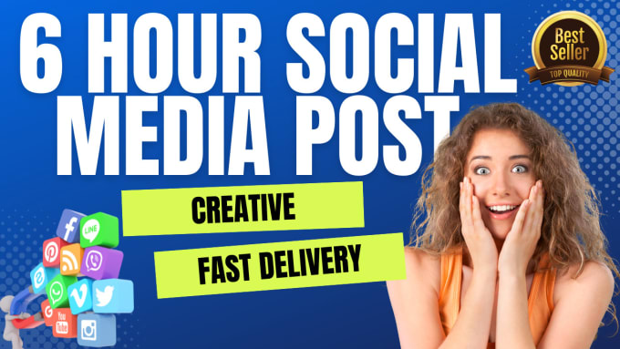 Gig Preview - Create your social media post or ad in 6 hours