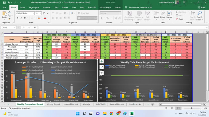 Gig Preview - Solve your google sheets or excel problems