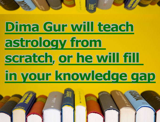 Gig Preview - Teach astrology from scratch or according to topic