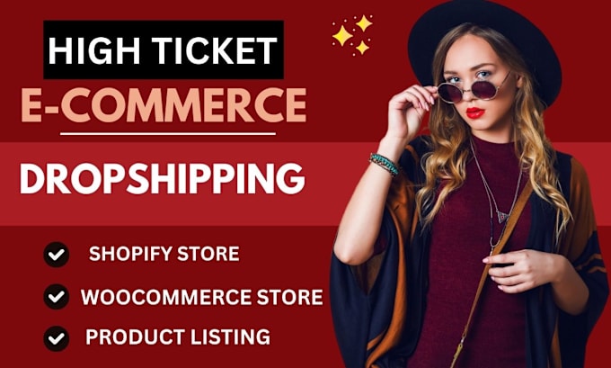 Gig Preview - Create high ticket dropshipping  e store