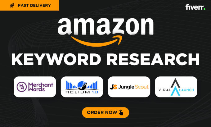 Gig Preview - Do advanced keywords research for amazon using helium 10 jungle scout