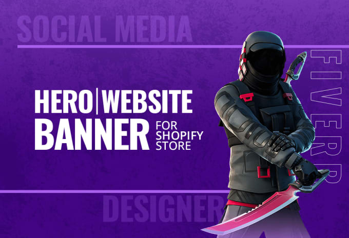 Bestseller - design attractive hero image and shopify web banner