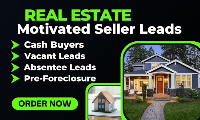 Gig Preview - Provide real estate motivated seller cash buyers with skip tracing