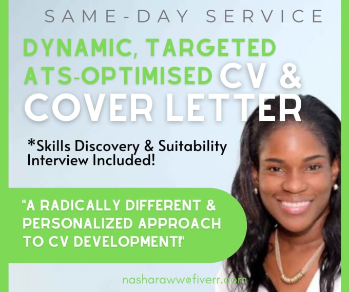 Gig Preview - Curate a dynamic custom CV and cover letter