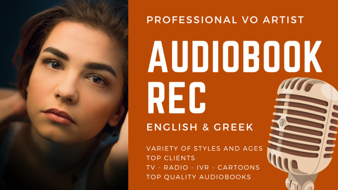 Gig Preview - Record your audiobook making it best seller