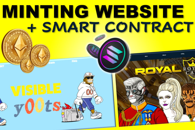 Gig Preview - Create premium nft minting website, smart contract, minting dapp