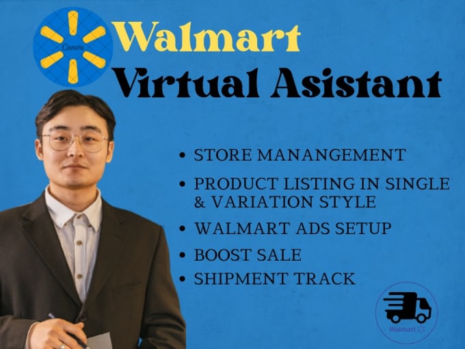 Gig Preview - Manage your whole walmart account and create listings