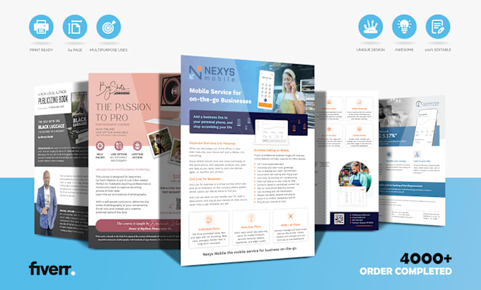 Bestseller - design a stunning, high converting business flyer